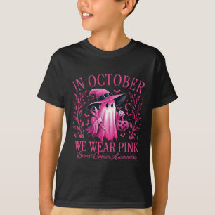 T-shirt En Octobre, Nous Portons Pink Breast Cancer Sensib