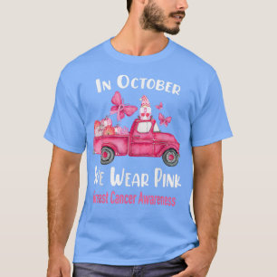 T-shirt En Octobre, Nous Portons Pink Breast Cancer Sensib