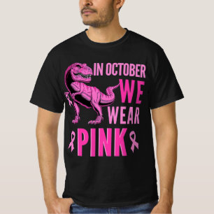 T-shirt En Octobre Nous Portons Pink Breast Cancer Sensibi