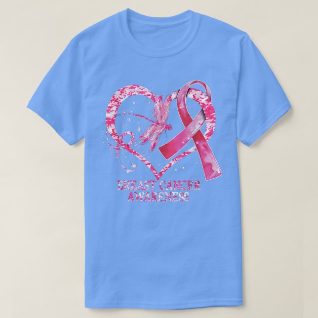 T-shirt En Octobre Nous Portons Pink Breast Cancer Sensibi (Design devant)