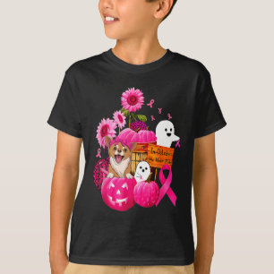 T-shirt En Octobre Nous Portons Pink Chihuahua Chig Cance 