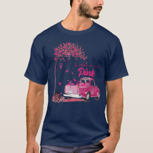 T-shirt En Octobre Nous Portons Pink Truck Certifié Cancer