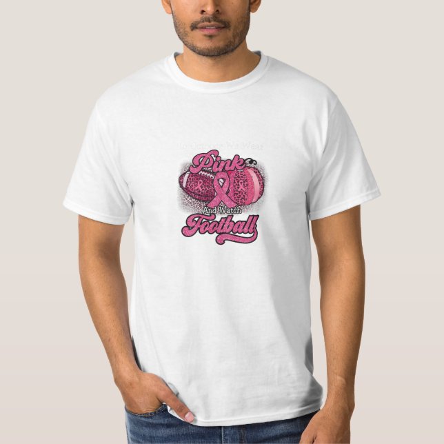 T-shirt En Octobre Nous Portons Rose (Devant)