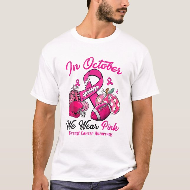 T-shirt En Octobre Nous Portons Rose Et Regardons Le Citro (Devant)