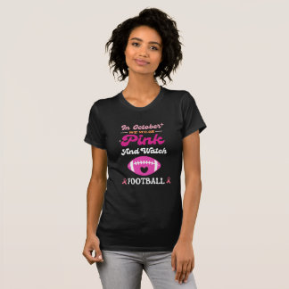 T-shirt En Octobre Nous Portons Rose Et Regardons Le Sein