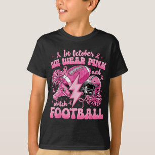 T-shirt En Octobre Nous Portons Rose Et Regardons Le Sein