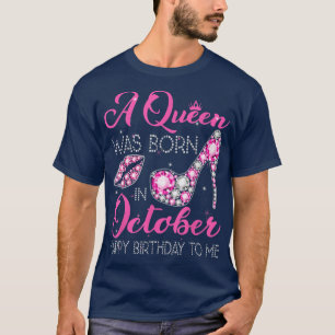 T-shirt En octobre, nous portons un cancer rose Une reine