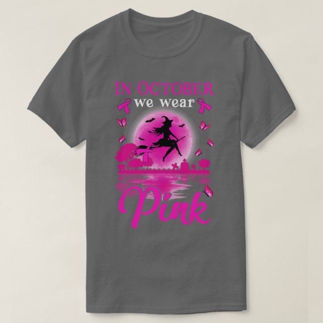 T-shirt En Octobre Nous Portons Une Sensibilisation Aux So (Design devant)