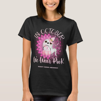 T-shirt En octobre Portez attention au cancer du sein rose