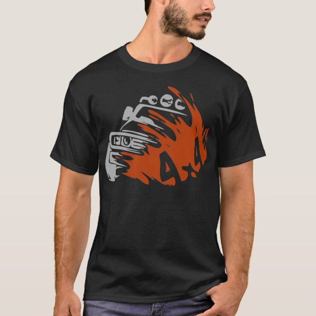 T-SHIRT EN OFF ROAD 4X4 (Devant)