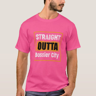 T-shirt En Plein Air Bossier City Louisiana Usa Retro Vi