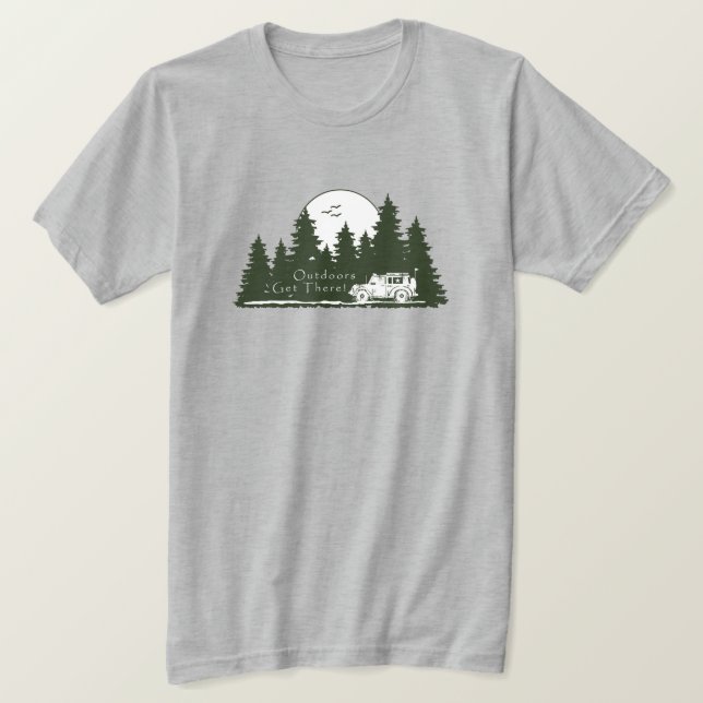 T-shirt En Plein Air, On Y Arrive ! 4x4 G (Design devant)