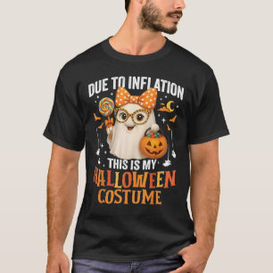 T-shirt En Raison De L'Inflation C'est Mon Costume De Hall