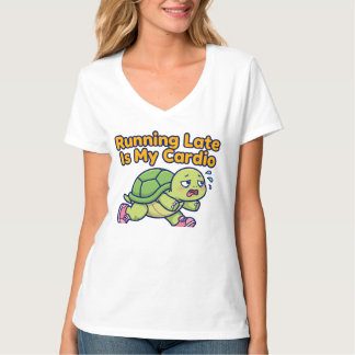 T-shirt En Retard Est Mon Cardio : Édition Tortue En Sueur