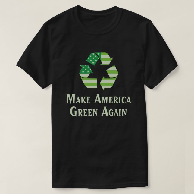 T-shirt En réutilisant le symbole faites le vert de (Design devant)