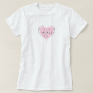 T-shirt En rose et dentelle Saint-Valentin
