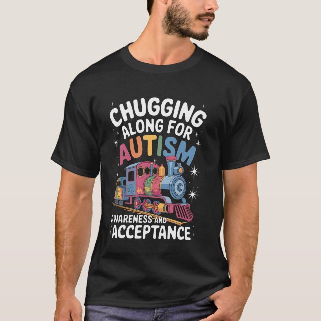 T-shirt En roulant pour la sensibilisation et l'acceptatio (Devant)
