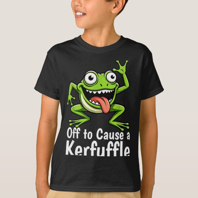 T-shirt En route pour causer un chahut Mème drôle de greno (Devant)