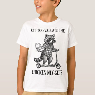 T-shirt En route pour évaluer les nuggets de poulet Dad Ta