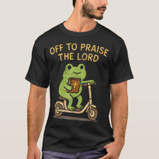 T-shirt En route pour louer la grenouille du Seigneur
