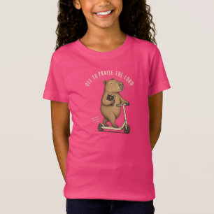 T-shirt « En route pour louer le Seigneur Capybara