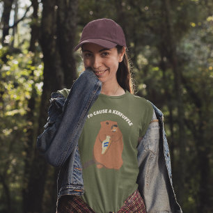 T-shirt En route pour semer la pagaille Marmot avec basket