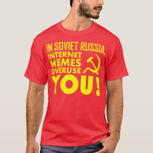 T-SHIRT EN RUSSIE SOVIÉTIQUE, ABUS DE L'INTERNET MEMES