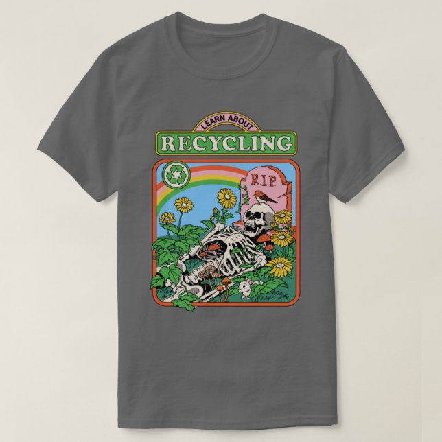 T-shirt En savoir plus sur le recyclage (Design devant)