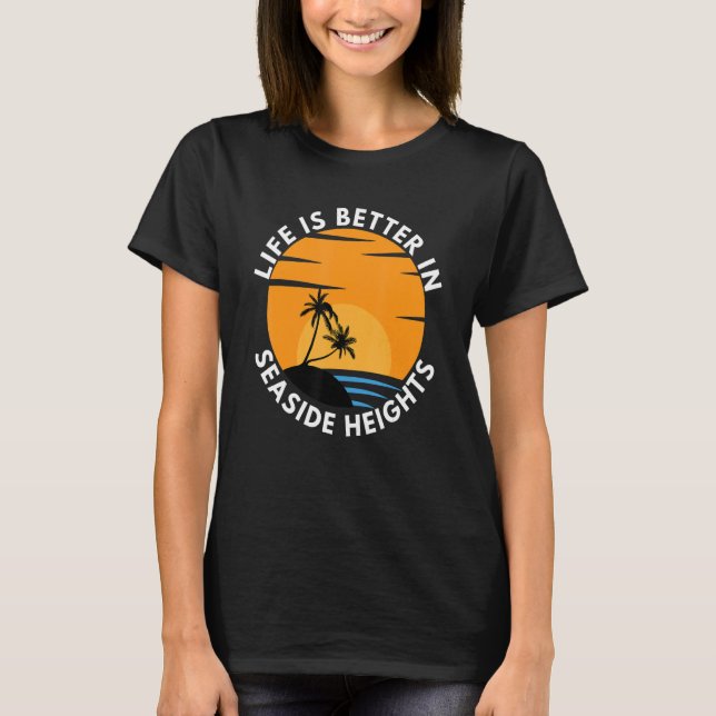 T-shirt en Seaside Heights Design (Devant)