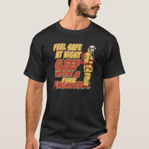 T-shirt En sécurité de sentir, sommeil avec un