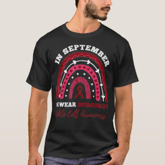 T-shirt En Septembre, Nous Portons Des Bourgognes En Cellu