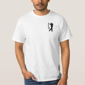 T-shirt en silhouette de Golfer (Police 2)