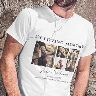 T-shirt En Souvenir Affectueux 9 Collage Photo Mémoria