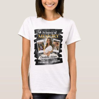 T-shirt En Souvenir Affectueux, Chemise Photo De M