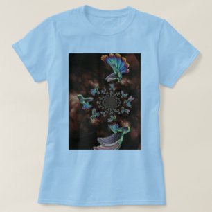 T-shirt en spirale de colibri