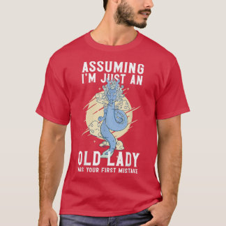 T-shirt En Supposant Que Je Ne Sois Qu'Une Vieille Dame, C