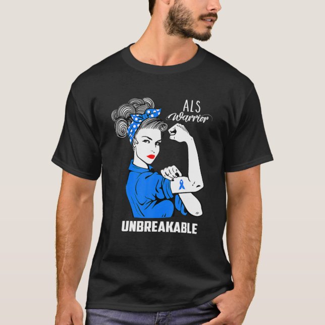 T-shirt EN TANT QUE Warrior Unbreakable (Devant)
