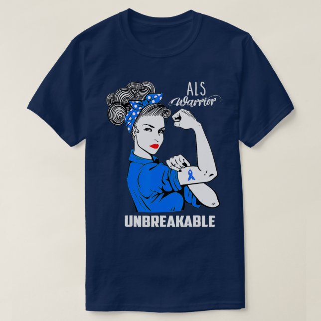 T-shirt EN TANT QUE Warrior Unbreakable  (Design devant)