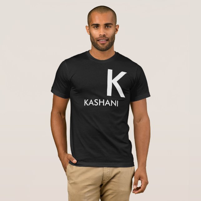 T-shirt en toile Bella de base pour hommes KASHANI (Devant entier)