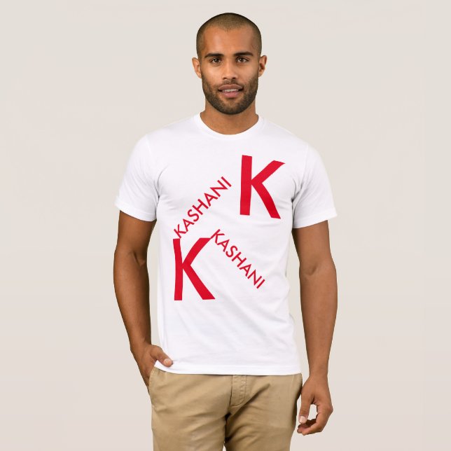 T-shirt en toile Bella de base pour hommes KASHANI (Devant entier)