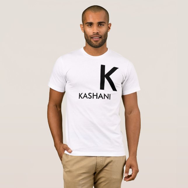 T-shirt en toile Bella de base pour hommes KASHANI (Devant entier)