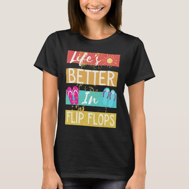 T-shirt En tongs  1 (Devant)