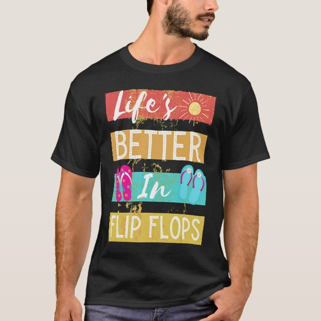 T-shirt En tongs  1 (Devant)