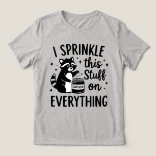 T-SHIRT  EN TRI-MATIÈRE 