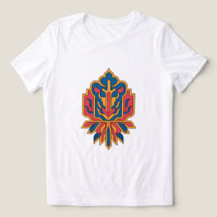 T-SHIRT  EN TRI-MATIÈRE 