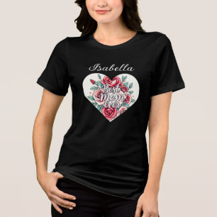 T-SHIRT EN TRI-MATIÈRE