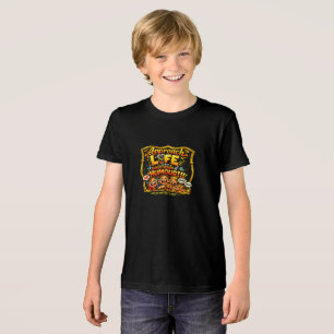 T-SHIRT  EN TRI-MATIÈRE 