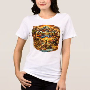 T-SHIRT  EN TRI-MATIÈRE 