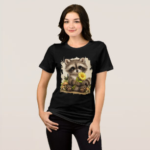 T-SHIRT  EN TRI-MATIÈRE 