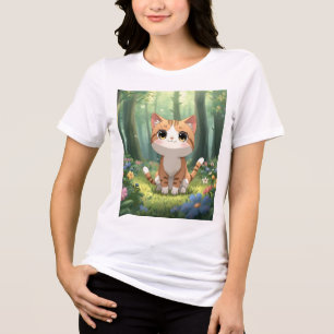 T-SHIRT  EN TRI-MATIÈRE 